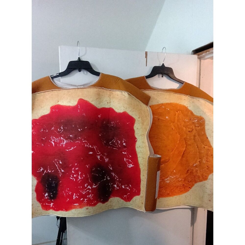 Peanut Butter and Jelly Couples Costume One Size Halloween